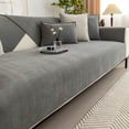 thumbnail image 1 of Four Seasons Universal Chenille Sofa Cover Sofa Pad Solid Color Striped Sofa Mat for Living Room Non-Slip L Shaped Couch Cushion, 1 of 10