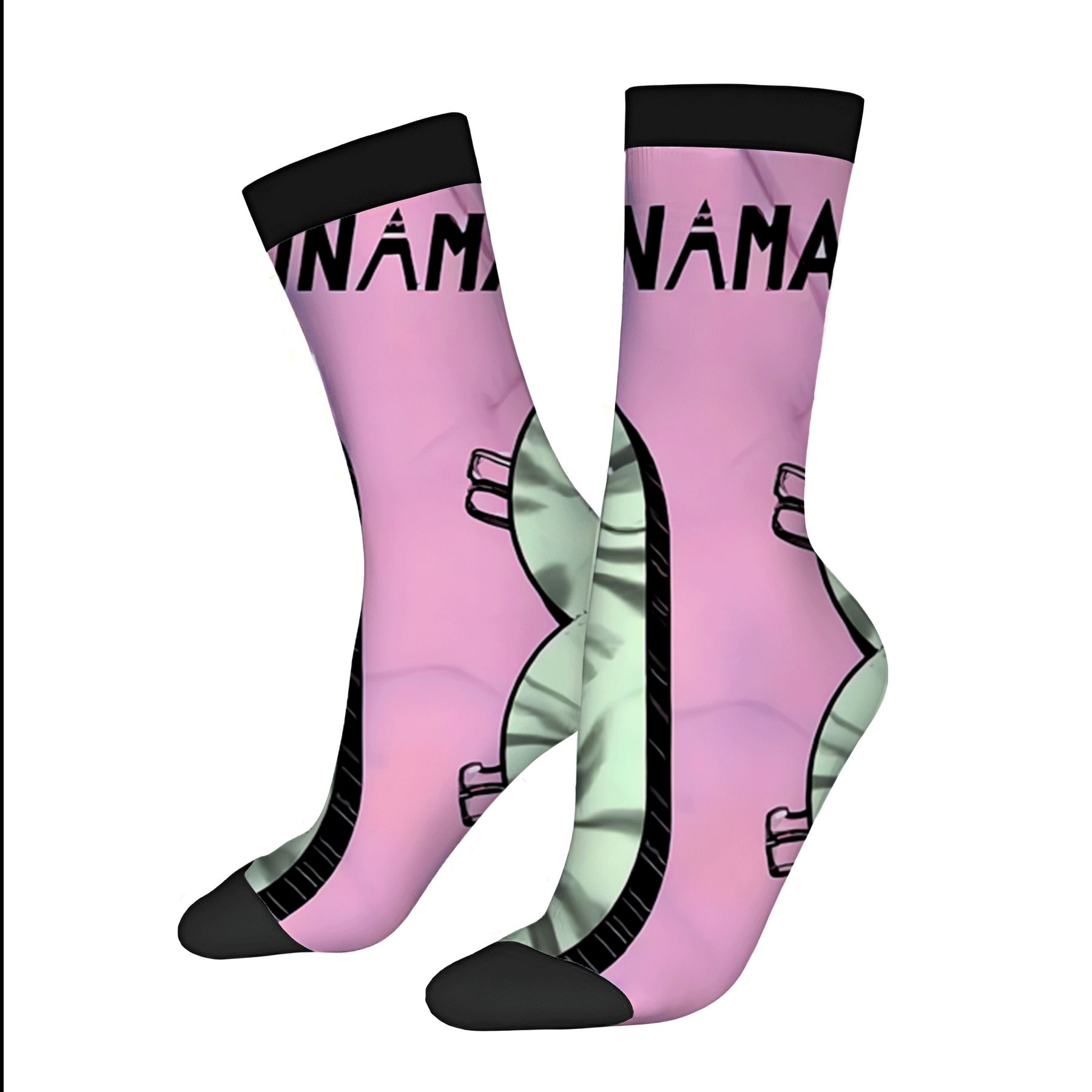 Four Seasons Universal Socks 2 Pairs Unisex Trendy Socks with Abstract ...