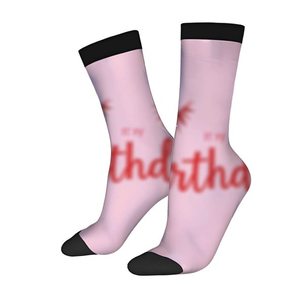 Four Seasons Universal Socks - 2 Pairs of Trendy Unisex Socks with Colorful Patterns Perfect for Any Occasion