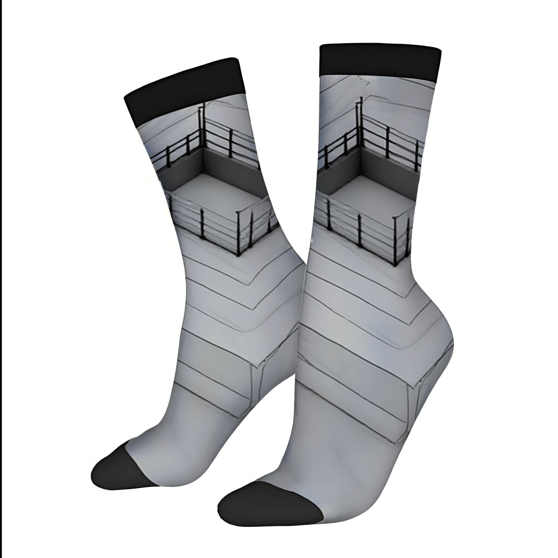 Four Seasons Universal Socks - 2 Pairs of Trendy Unisex Socks with ...