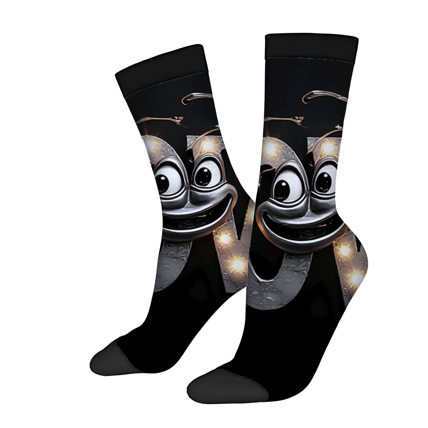 Four Seasons Universal Socks - 2 Pairs of Unisex Trendy Socks with Fun ...