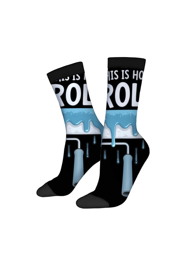 Four Seasons Universal Socks - 2 Pairs of Unisex Trendy Socks with Playful Design & " THIS IS HOPE " Phrase