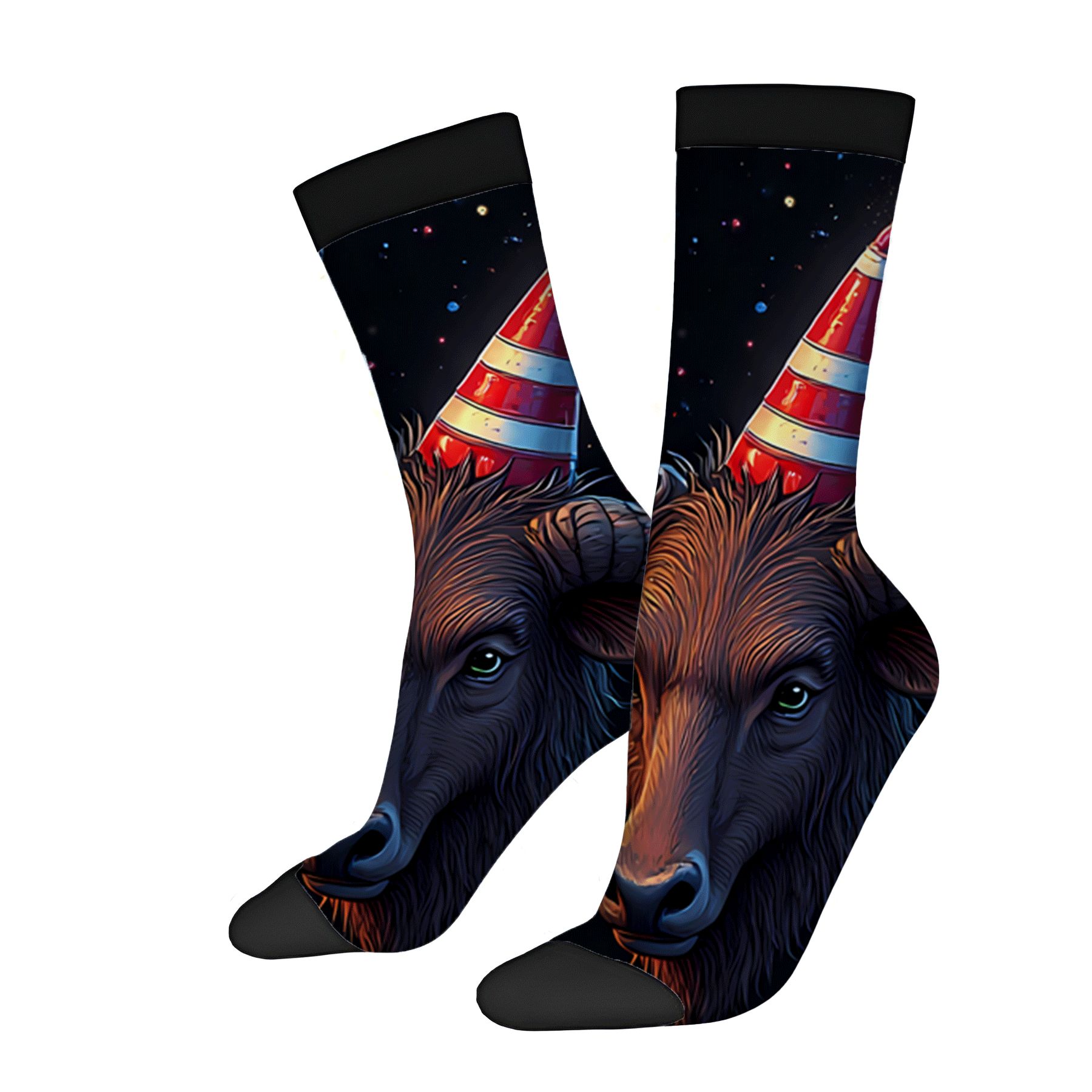 Four Seasons Universal Socks - 2 Pairs of Unisex Trendy Socks with ...