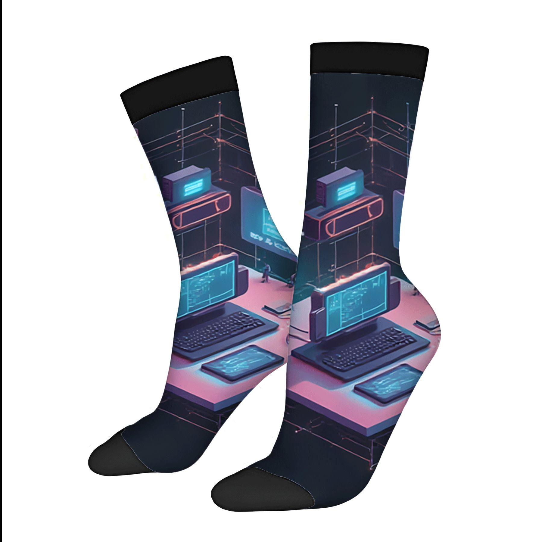 Four Seasons Universal Socks 2 Pairs of Unisex Trendy Socks with ...