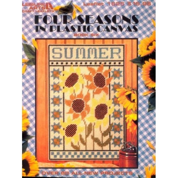 Pre-Owned Leisure Arts Craft Leaflets: Four Seasons in Plastic Canvas (Series #6) (Paperback)