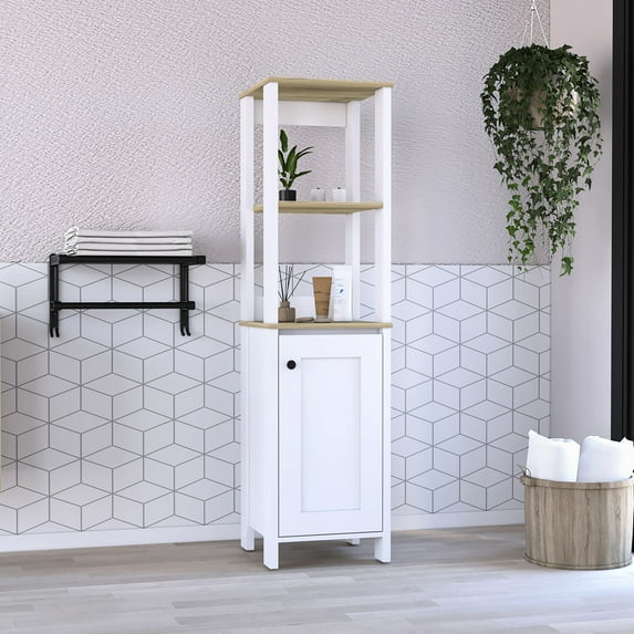 Four Shelves in Design - Freestanding for Bathroom - Bathroom Application - Provide Bathroom Organization
