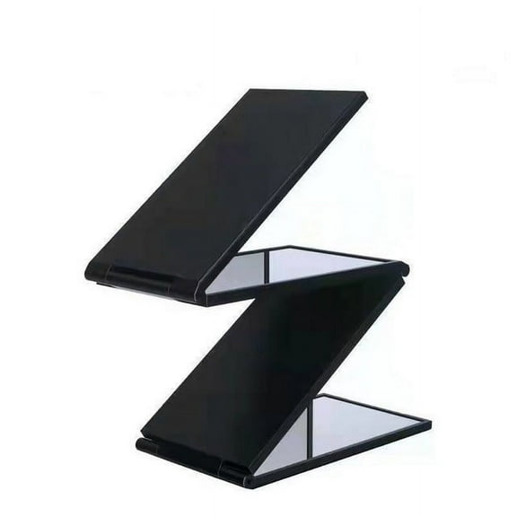 Four-Sided Folding Mirror With Adjustable Angles For Home Vanity Office Use And Personal Grooming Practical Multi-View Reflection