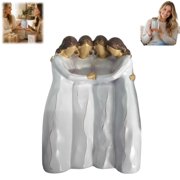 Four Sisters Figurines Gifts from Sister Handmade resin statue,Friend Gift for or Besties Female Mom Daughter Sister or Loved OnesWhite