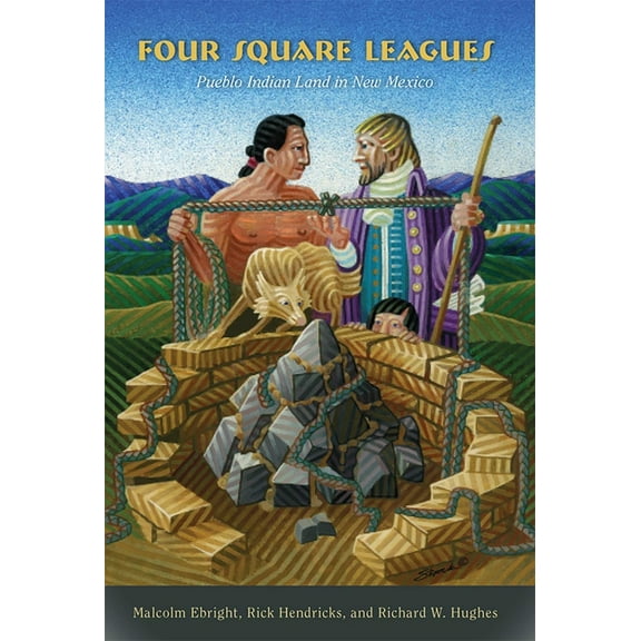 Four Square Leagues: Pueblo Indian Land in New Mexico, (Paperback)