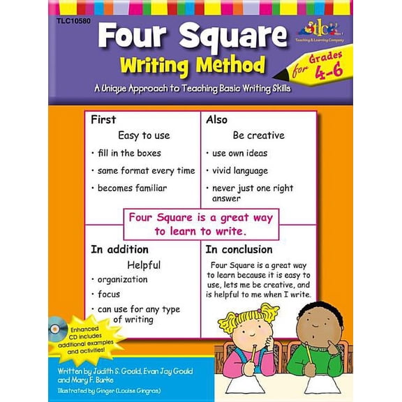 Pre-Owned Four Square: Writing Method Grades 4-6 W/Enhanced CD: A Unique Approach to Teaching Basic Writing Skills (Other)
