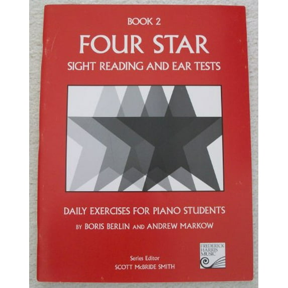 Pre-Owned Four Star Sight Reading and Ear Tests: Daily Exercises for Piano Students, Book 2 (Paperback) 0887977936 9780887977930