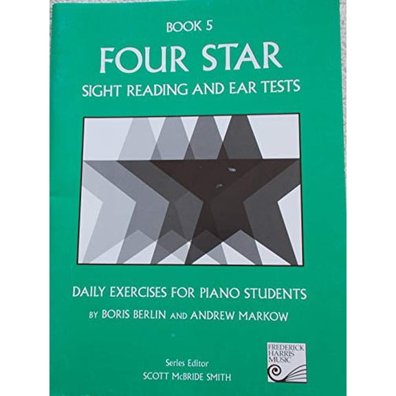 Pre-Owned Four Star Sight Reading and Ear Tests: Daily Exercises for Piano Students, Book 5 (Paperback) 0887977995 9780887977992
