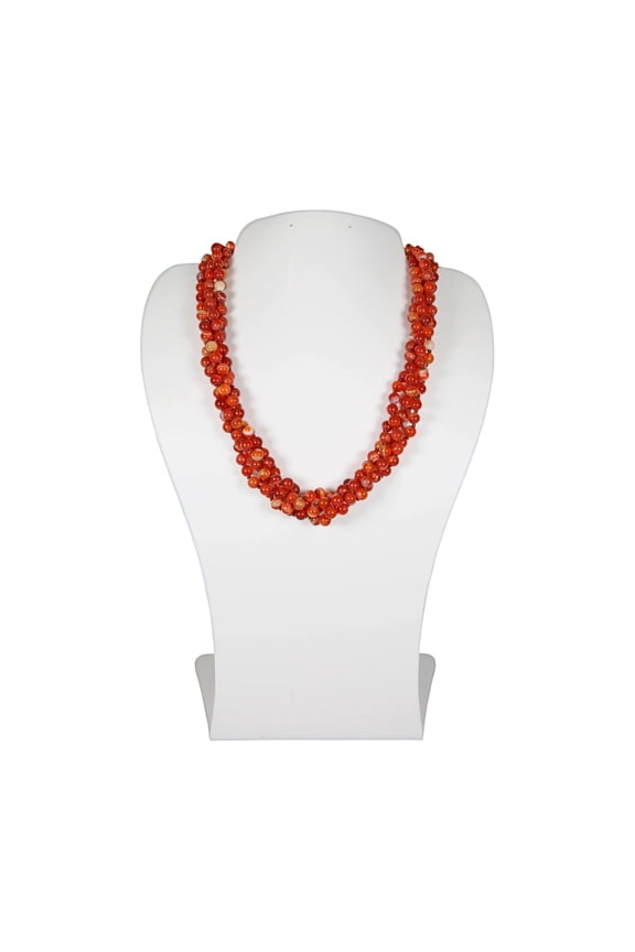 Statement Necklace, Red, Necklaces, 1 Count