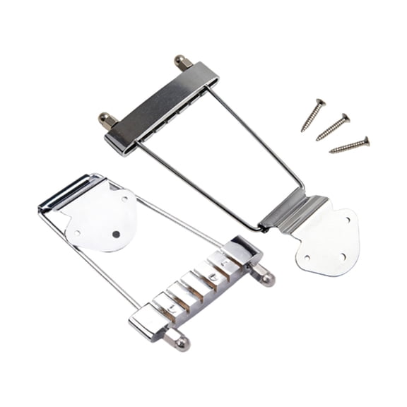 Four String Bridge Replacement Piece for Enhanced Tone and Sustain on Guitars