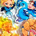 thumbnail image 1 of Four Superhero Keychains, 1 of 2