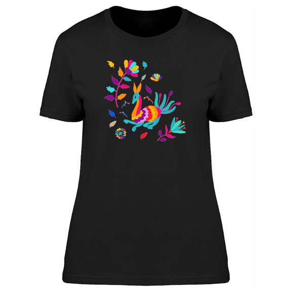 Four Tailed Fox Mexican Style T-Shirt Women -Image by Shutterstock, Female x-Large