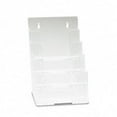 thumbnail image 1 of Four-Tier Plastic Desktop Booklet Display Rack  Clear, 1 of 1