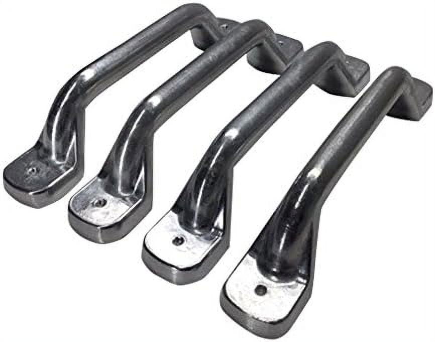 Four Undrilled Cast Aluminum Boat Handles