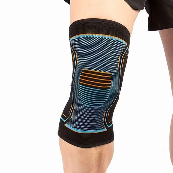 Four-Way Elastic Knitted Compression Knee Brace for Optimal Support and Pain Relief