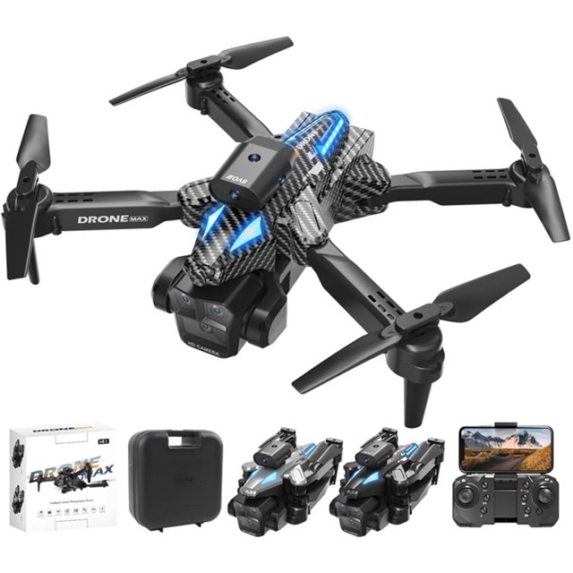FourWay Obstacle Avoidance Remote Control Drone, Foldable 4K High