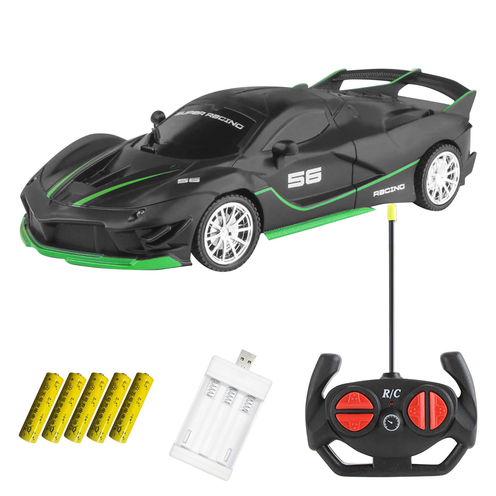Four-Way Remote Control Car, Wireless High-Speed Drift Racing Car ...