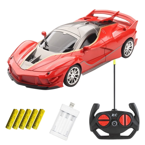 Four-Way Remote Control Car Wireless High Speed Drift Racing Vehicle Electric Toy Model with 4-Channel Control for Indoor and Outdoor Recreational Use for All Users