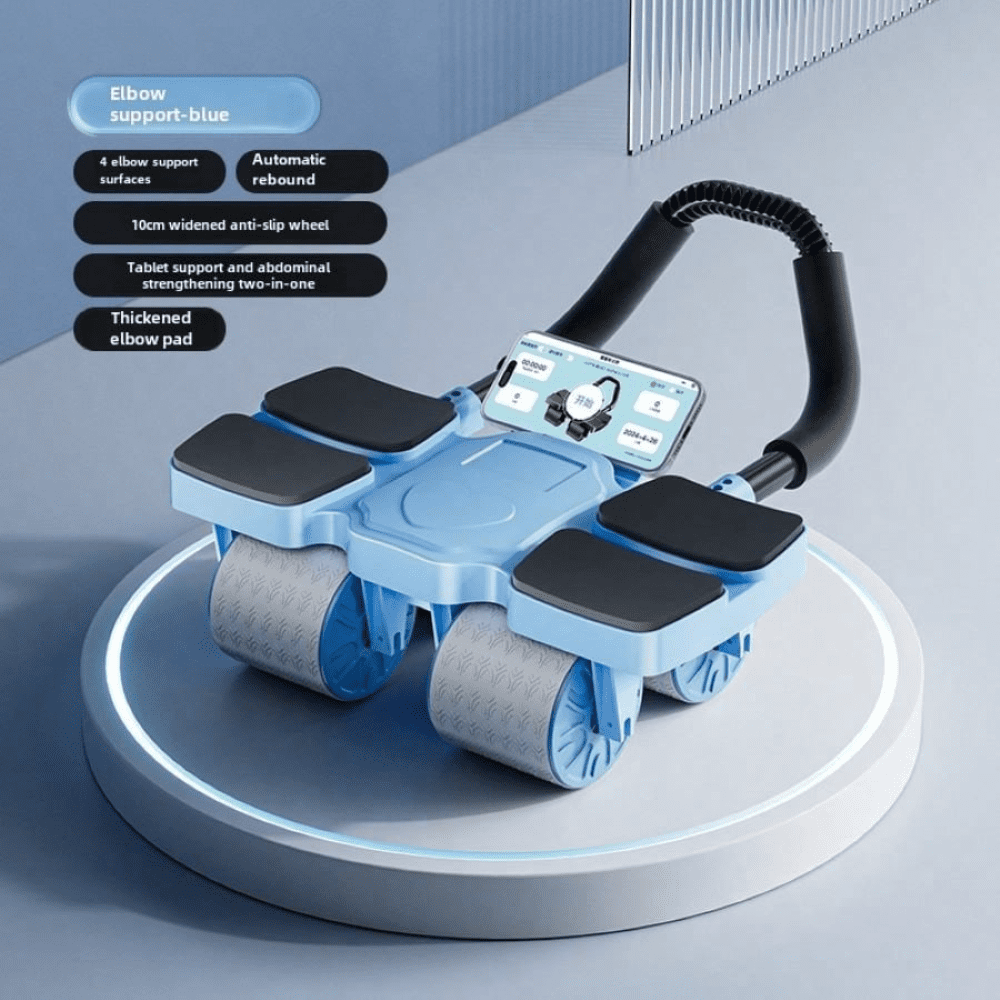 Four-Wheel Abdominal Roller With Elbow Support: The Latest Upgraded ...