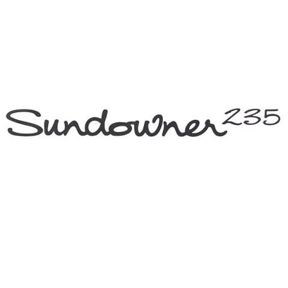 Four Winns Boat Brand Decal 055-2142 | Sundowner 235 Grey Sticker