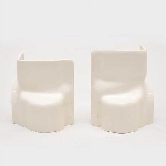 Four Winns Boat End Caps 032-2884 | Port STBD ABS White (Set of 2)