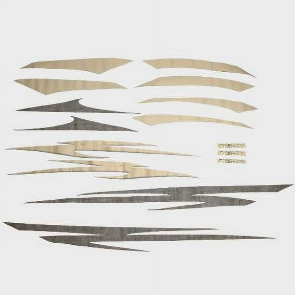 Four Winns Boat Side Decal 055-3296 | Frenzy Black White (Set of 15)