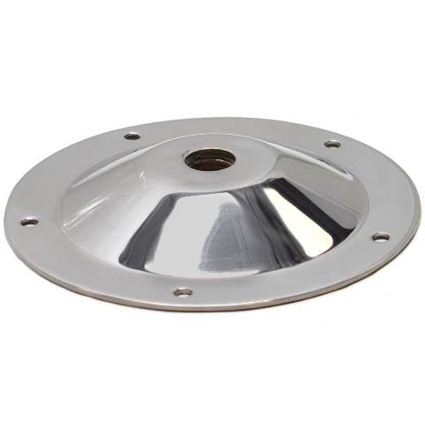 Four Winns Boat Ski Pylon Base | Fluted 6 1/8 Dia Silver
