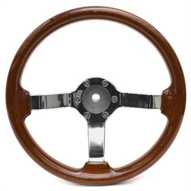Four Winns Boat Steering Wheel 0400615 13 3/4 Inch Wood Splined