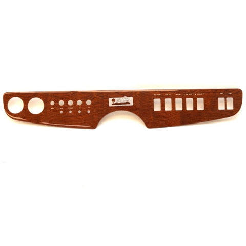 Four Winns Boat Switch Panel 025-3807 | 310H Rosewood Gold Lettering