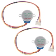 Four-Wire Stepper Motor Silver High Torque Gearmotor 2 Pcs