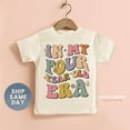 thumbnail image 1 of In My Four Year Old Era Shirt, Fourth Birthday Gift For Kids, 4 Year Old Toddler Apparel, 4Th Birthday Tees, (Ca-B178), New Born, Baby Shower Gift, New Parents Gift, 1 of 3