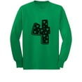 thumbnail image 1 of Four Years Old Birthday Gift Idea - I'm 4 Superstar Long sleeve kids T-Shirt Large Green, 1 of 6