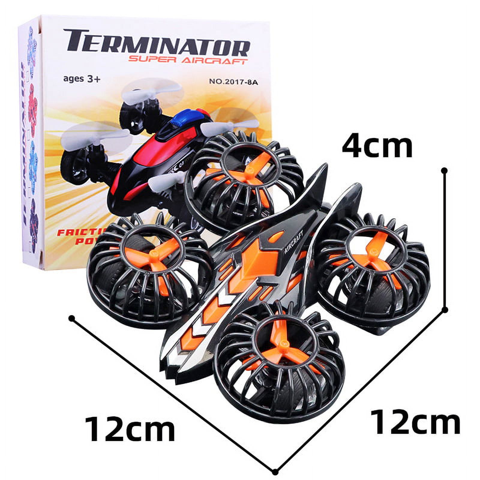 Fouraxis Friction Powered Cars Model Kids Fly Car Toys Inertia Flying