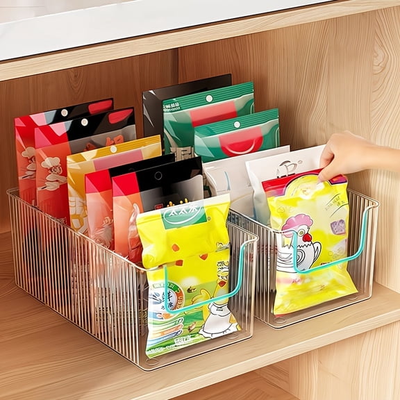 Four-compartment Large-capacity Transparent Condiment Storage Box, with Removable Dividers, Multi-purpose Kitchen Organizer, Refrigerator Storage Container, Suitable for Countertop Use