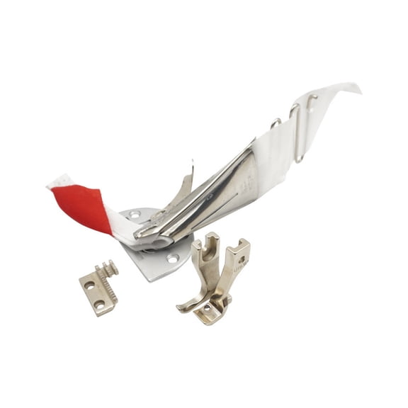 Four-fold Pull Tube, Sewing Machine Synchronous Sewing Machine Double-coverage Head Tube, DY Thick Material Sewing Aid