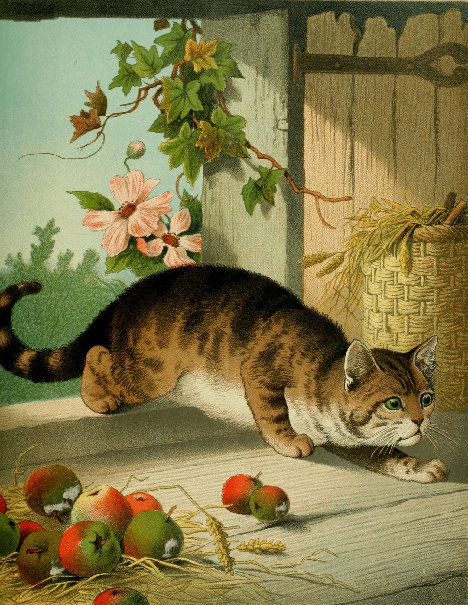 Four-footed Favourites c1880 Our Tom Canvas Art - Hector Giacomelli (24 x 36)