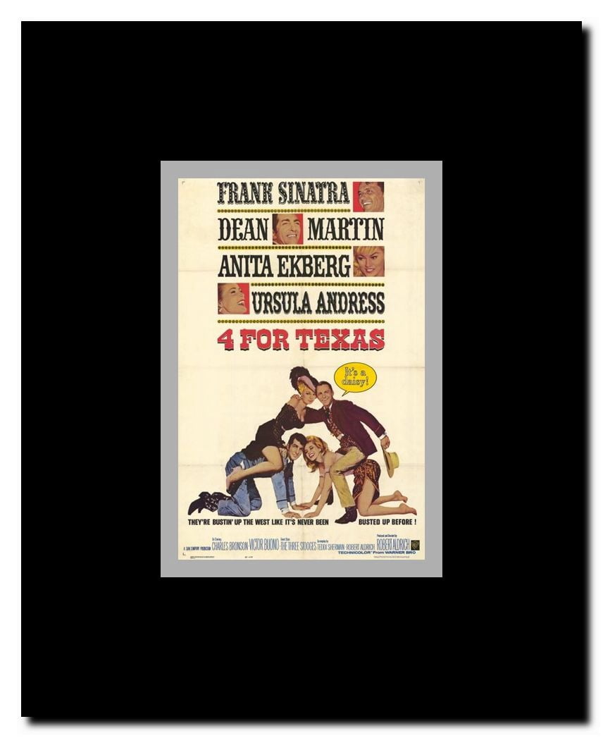 Four for Texas Framed Movie Poster