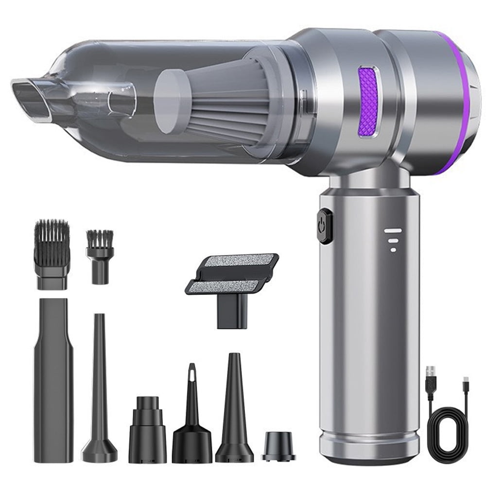 Four-in-one cordless vacuum cleaner, 15000Pa strong suction, power display, car vacuum cleaner, outdoor vacuum inflator, pet hair cleaner
