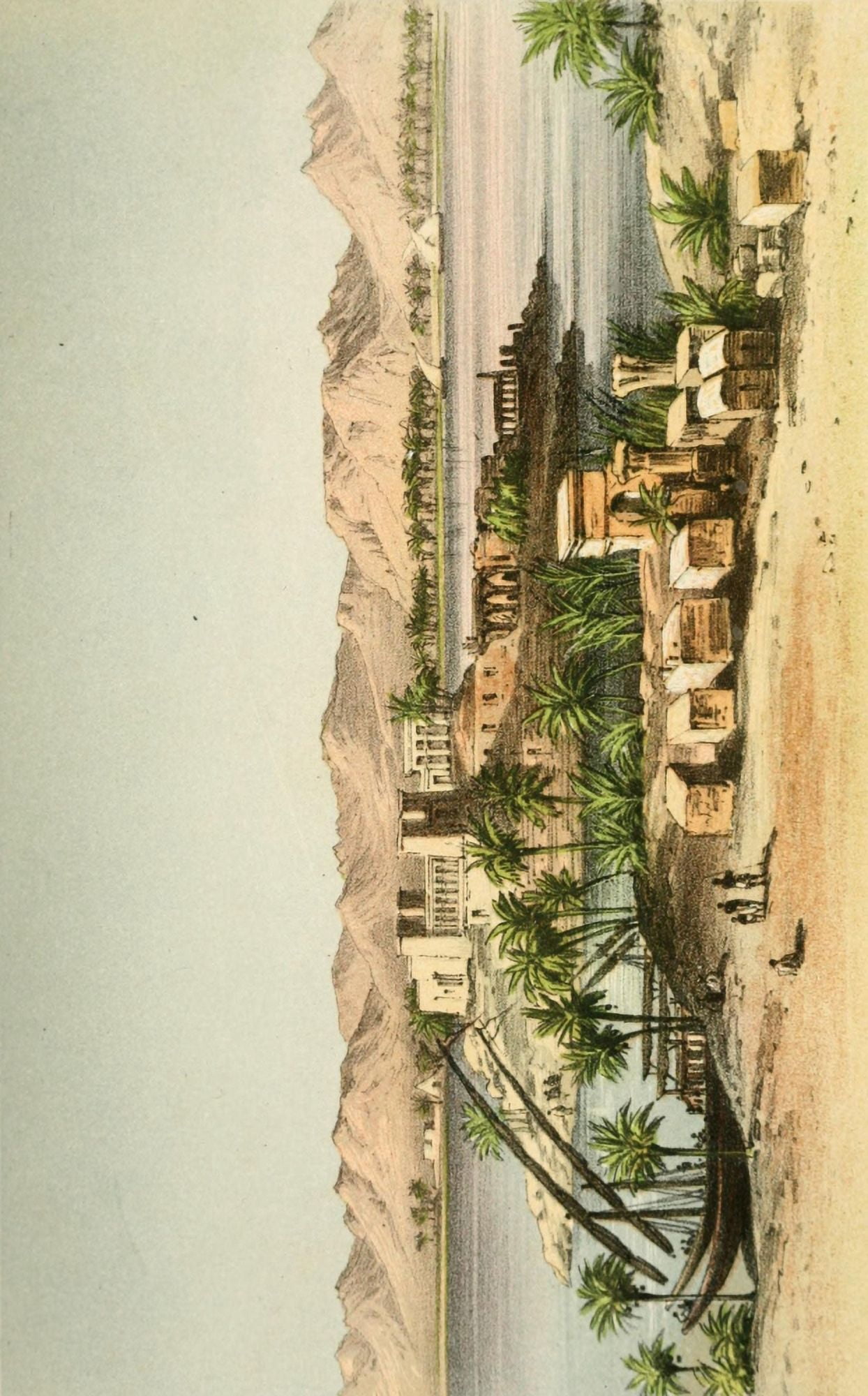 Four months in a Dahabh 1863 The Island of Philae Canvas Art - MLM Carey (18 x 24)