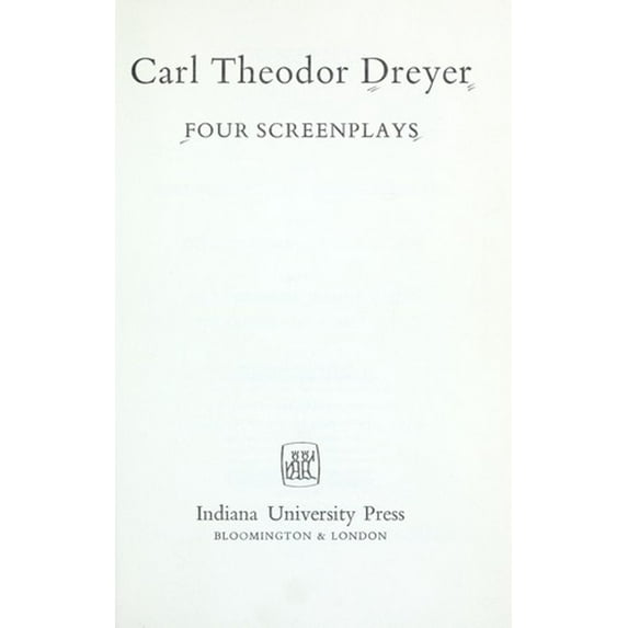 Pre-Owned Four screenplays (Paperback) 0253127408 9780253127402