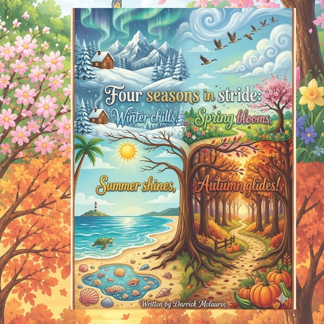 Four seasons in stride: Winter chills - Spring blossom - Summer shines - Autumn glides, (Paperback)