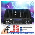 thumbnail image 1 of Four-way Car Home Amplifier With Lantern Microphone Function 4 Channel Powerful Subwoofer Vehicle Stereo, 1 of 6