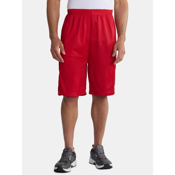 Fourcast Men's Mesh Shorts with Side Stripes, Sizes S-XL