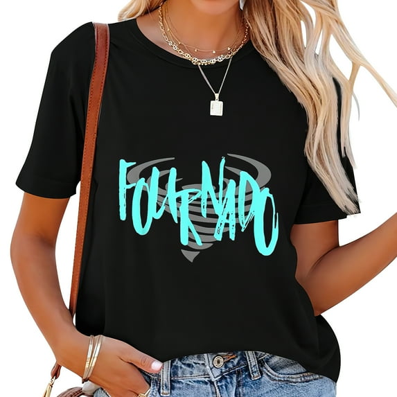 Fournado Toddler Women Funny Tornado Shirt