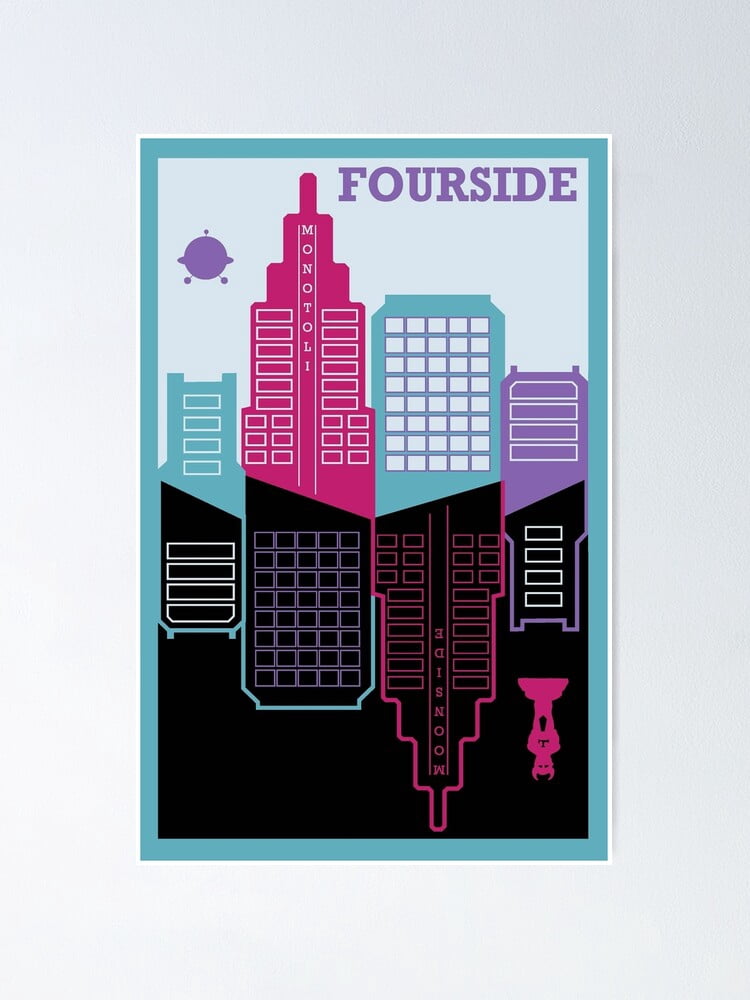 Fourside Poster, Earthbound Fashion Art Decor Frame - Walmart.com