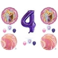 thumbnail image 1 of Fourth 4th Birthday Tangled Rapunzel balloons Decoration Princess Castle long hair, 1 of 1